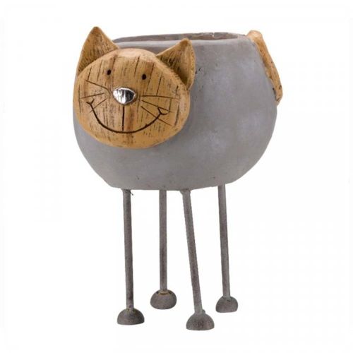 Woodstone Cat Planter