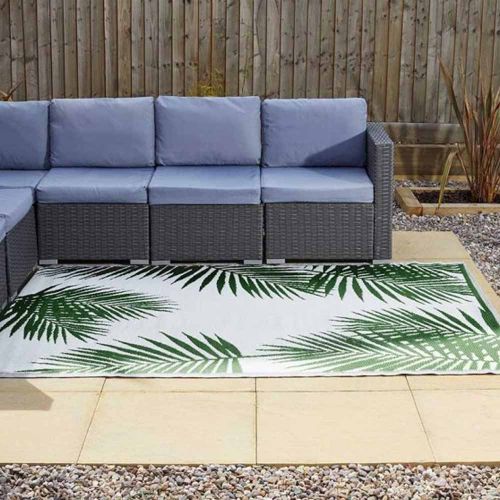 Alfresco Picnic Rug - Tropicana - Green 150 x 210 cm