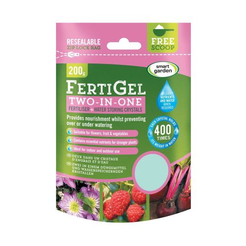 FertiGel Two-In-One Fertiliser and Water Storing Crystals - 200g