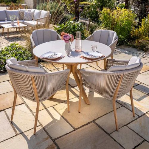 Hartman Portico 4 Seat Round Dining Set