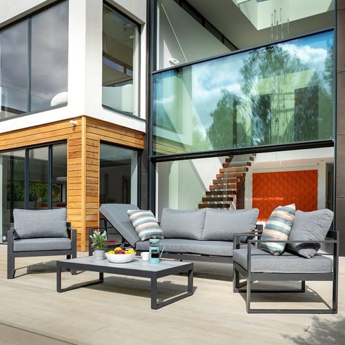 Hartman Vienna 3 Seat Lounge Set With Integrated Lounger