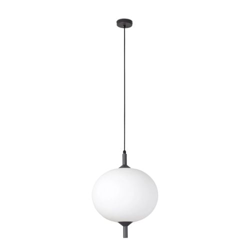 Faro Saigon Out R45 Grey & Matt White Pendant Lamp - 15W