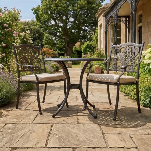 Hampshire Opal Bistro Set in Bronze