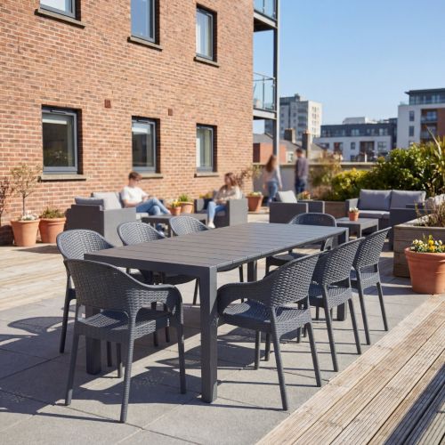 Vegas Panama 8 Seat Set - Grey