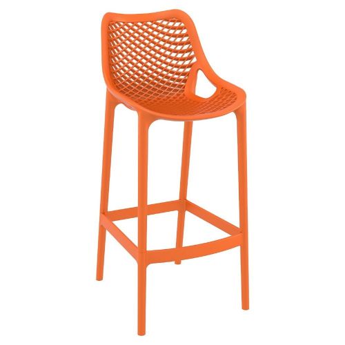 Air 75cm Bar Stool In Orange