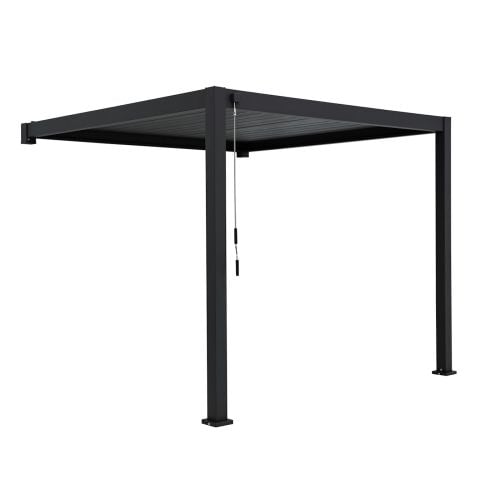 Wall Mounted Mirador Ares 3m x 3m Pergola - Anthracite