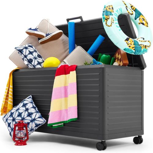 Ares Storage Box - Charcoal - Medium - 164.8cm x 72cm x 70cm