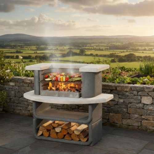 Oregon Buschbeck Masonry Stone BBQ