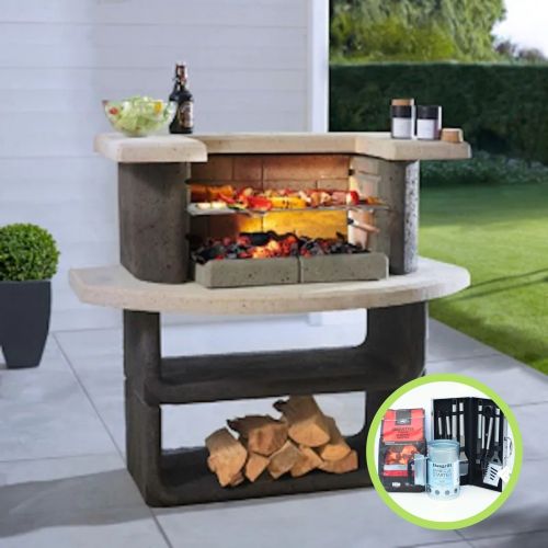 Oregon Buschbeck Masonry Stone BBQ
