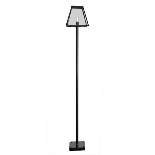 Harte 2.7m Contemporary Lamp Post in Galvanised Steel