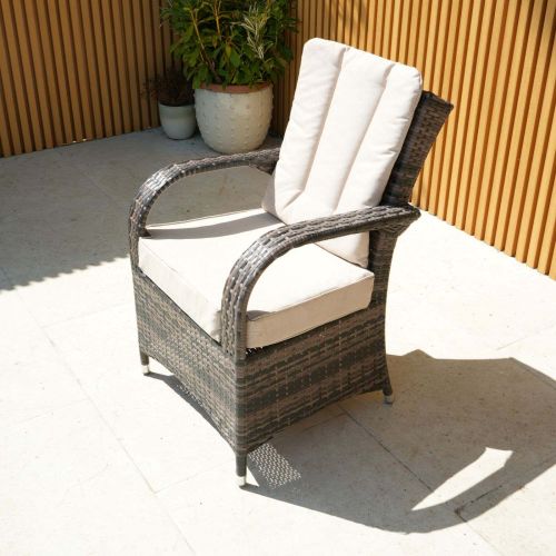 Cairo Rattan Chair with Seat Cushion