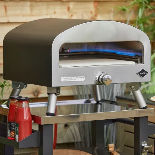 Casa Mia Bravo 40cm Gas Pizza Oven - Black