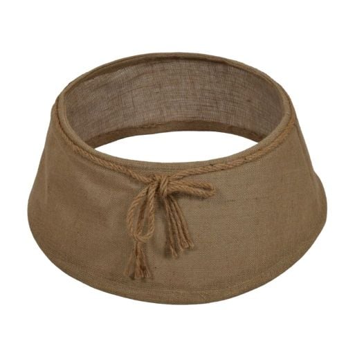 Burlap Simple Tree Skirt – Tree Base Cover