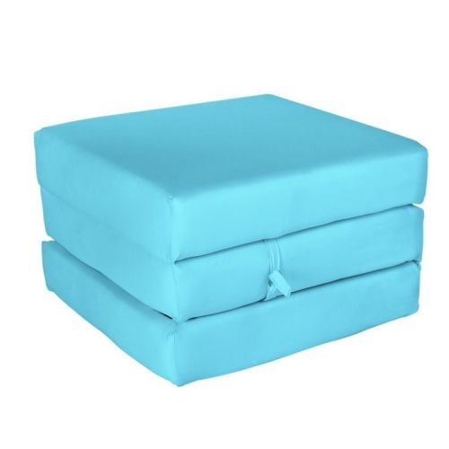 Mattress Folding Cube / Bed - Crystal Blue