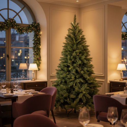 12ft (370cm) Green Kateson Fir Artificial Christmas Tree