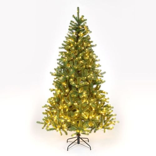 7ft (210cm) Douglas Fir Pre-Lit Artificial Christmas Tree w/ 400 Warm White LEDs