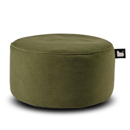 Extreme Lounging B Pouffe Brushed Suede - Moss
