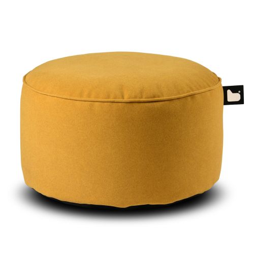 Extreme Lounging B Pouffe Brushed Suede - Mustard