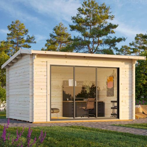 Ines 2.5m x 3.9m Slide Garden Room / Garden Office