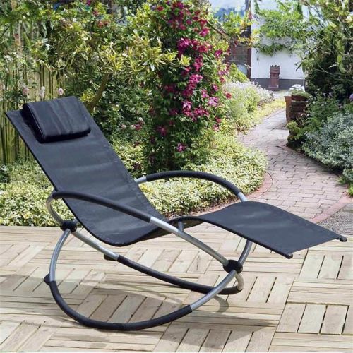 Orbit Relaxer - Aluminium and Textilene Sun Lounger