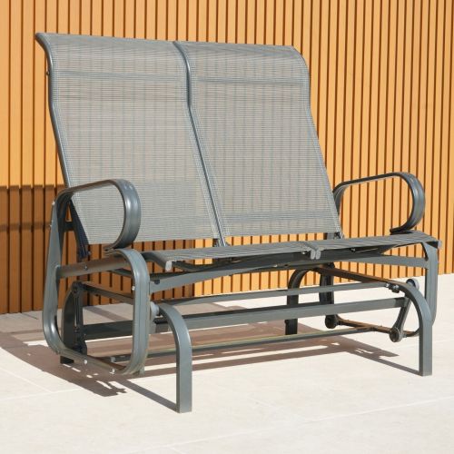 Savannah Charcoal Twin Seat Glider