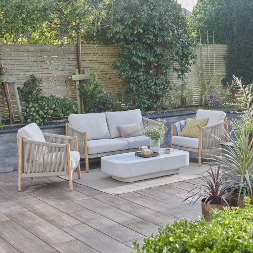 Kettler Naples 2 Seat Lounge Set with Algiers Coffee Table