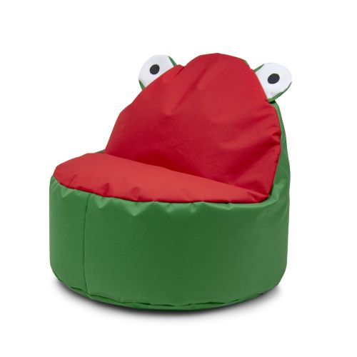 Kids Frog Indoor Beanbag - Forest Green