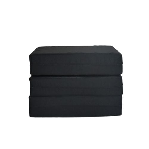 Mattress Folding Cube / Bed - Crystal Black