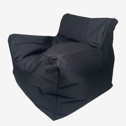 Funzee Kids Small Beanbag Chair - Black