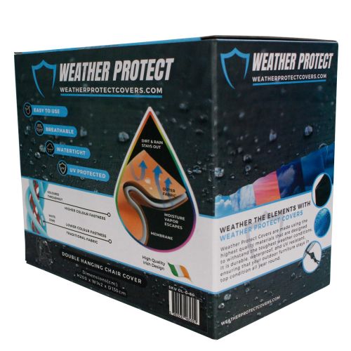 Weather Protect Double Hanging Chair Cover (200cm x 130cm)