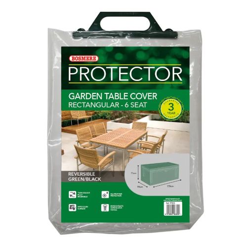 Bosmere - Protector Rectangular Table Cover - 6 Seat