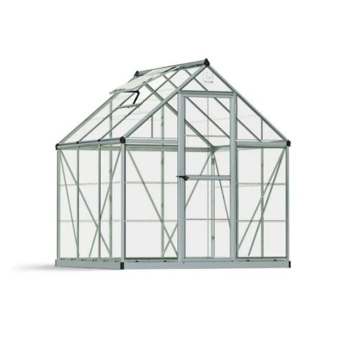 Harmony 6' x 6' Greenhouse in Silver  (Canopia by Palram)