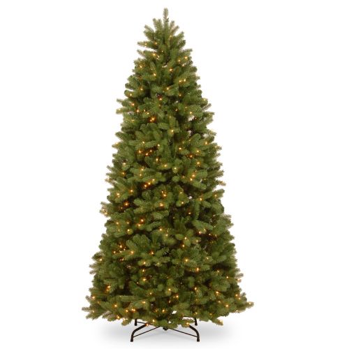 7ft (210cm) Newberry Spruce Slim Pre-Lit Tree with 400 Warm White LEDs