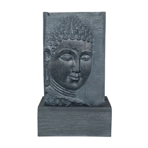 Charcoal Buddha Wall