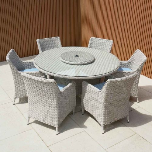 Dunmore 6 Seater Rattan Dining Set