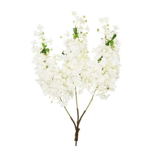 85cm MultiBranch Hydrangea Blossom Branch – Cream