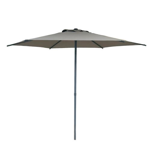 Solora Round Parasol 2.7m - Taupe