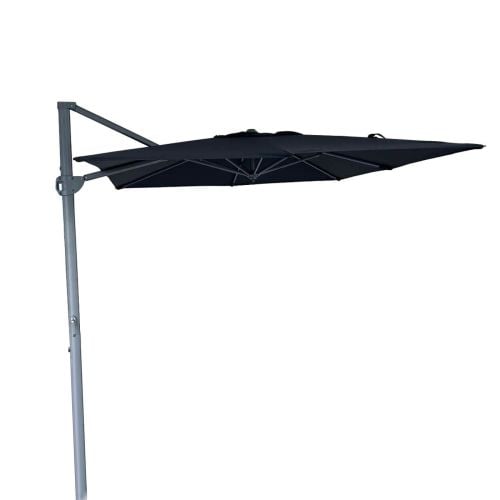 Solora Square Cantilever Parasol 3m x 3m in Charcoal