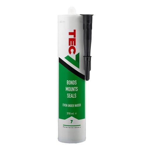 TEC 7 Silicone Glue Mount - Black