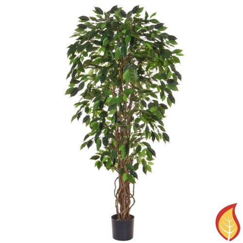 5ft (150cm) Green Ficus "Liana" (NTT) Artificial Tree (Fire Resistant)