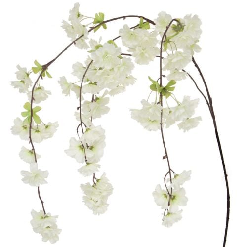140cm Foliage Cherry Blossom - White