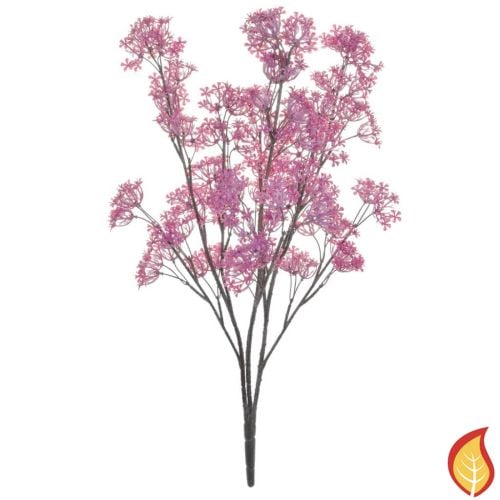 42cm (1.5ft) Foliage Blossom - Pink (Fire Resistant)