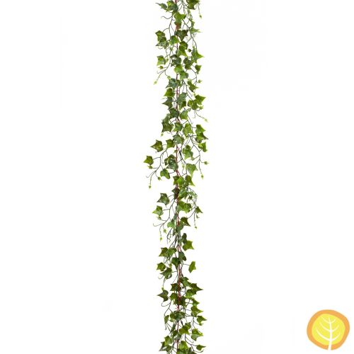 6.5ft (195cm) I & T English Ivy Garland Green (UV Protected)