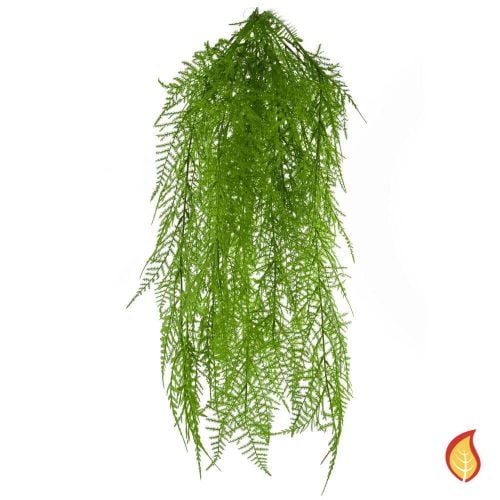 68cm Fern Hanging - Green (Fire Resistant)