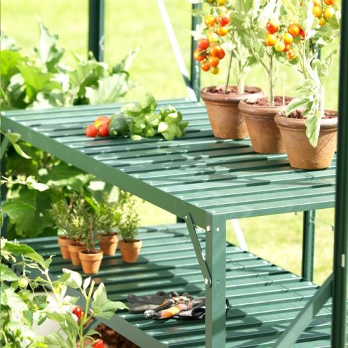 2 Tier Staging Green - 4ft