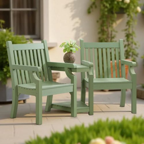 Winawood Sandwick Love Seat - Duck Egg Green