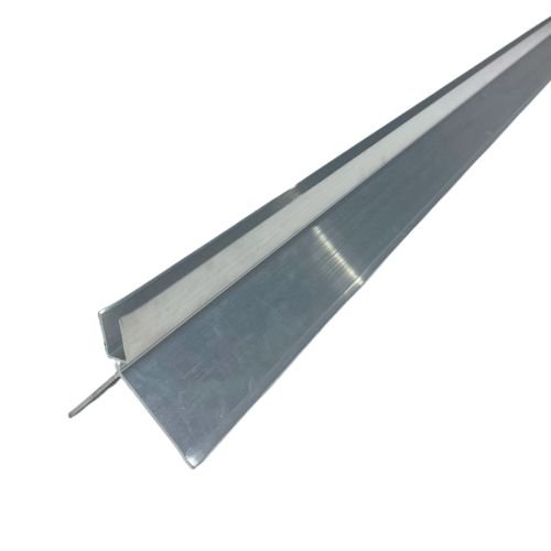 Duro-GardenWall Base for Corner Profile - Titanium (3.2cm x 3.2cm x 300cm)