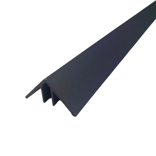 Duro-GardenWall Corner Profile - Charcoal (3.2cm x 3.2cm x 300cm)