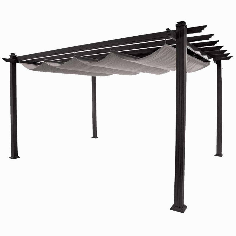 Hartman Napoli Pergola in Pewter 3m x 3m