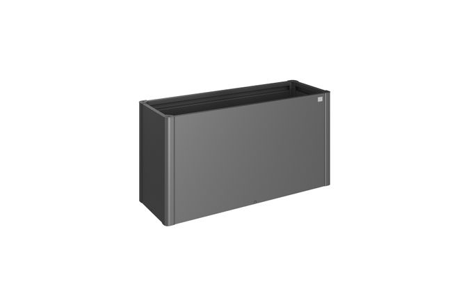 Raised Vegetable Bed - Metallic Dark Grey - 1.5 x 0.5 (152cm x 53cm x 77cm)